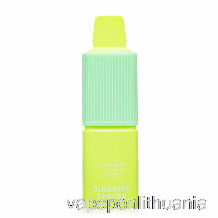 Horizon Binaries Th6000 Vienkartinis Arbūzas Persikas Mėtų Vape Skystis